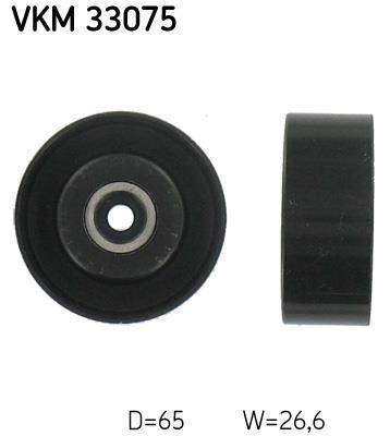 Galet enrouleur de courroie d'accessoire SKF ref. VKM 33075
